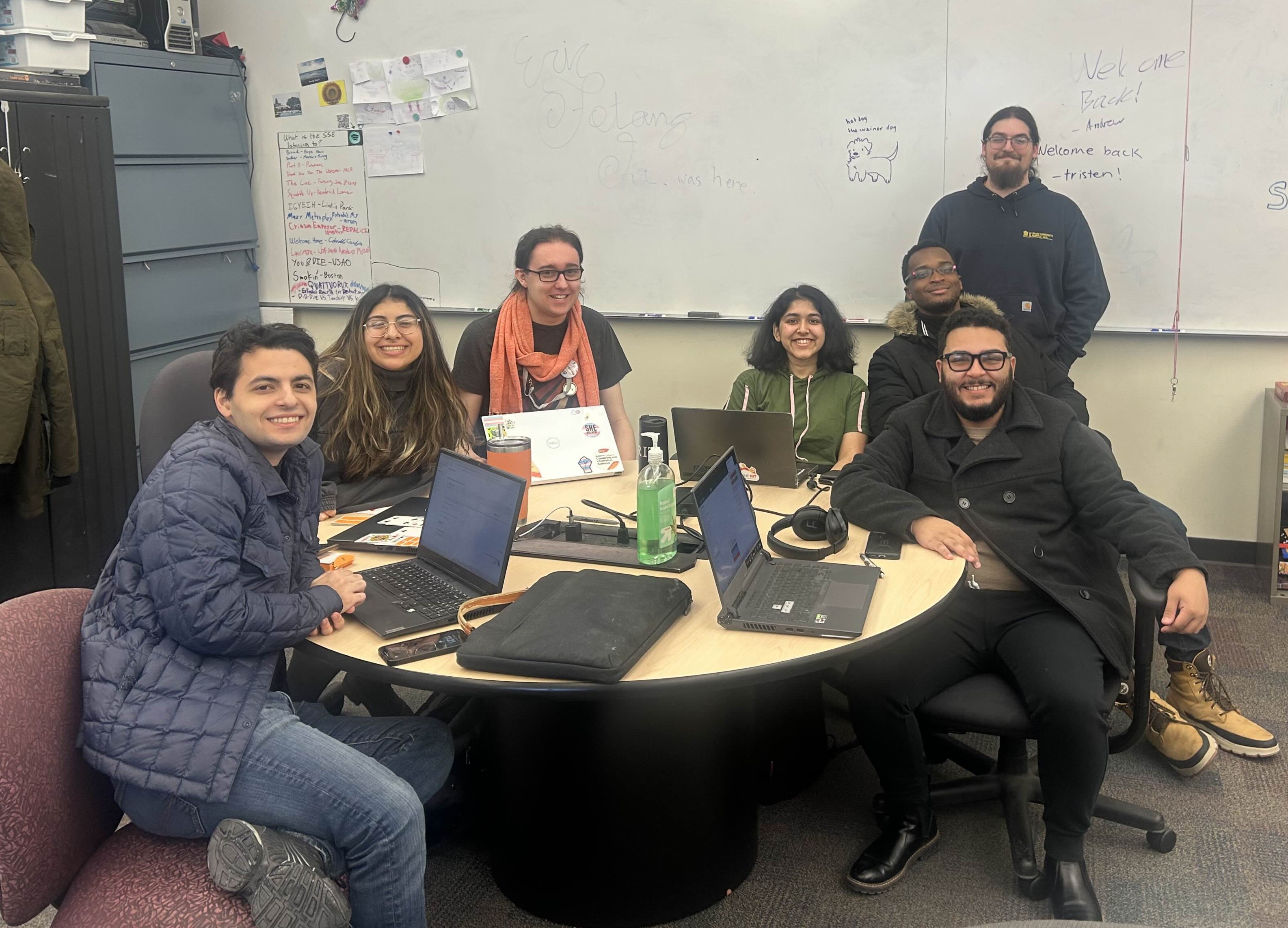 SSE members at a meeting